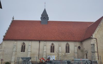 Restauration des couvertures, des maçonneries attenantes et des peintures murales de la nef église SAINT HILAIRE (41)