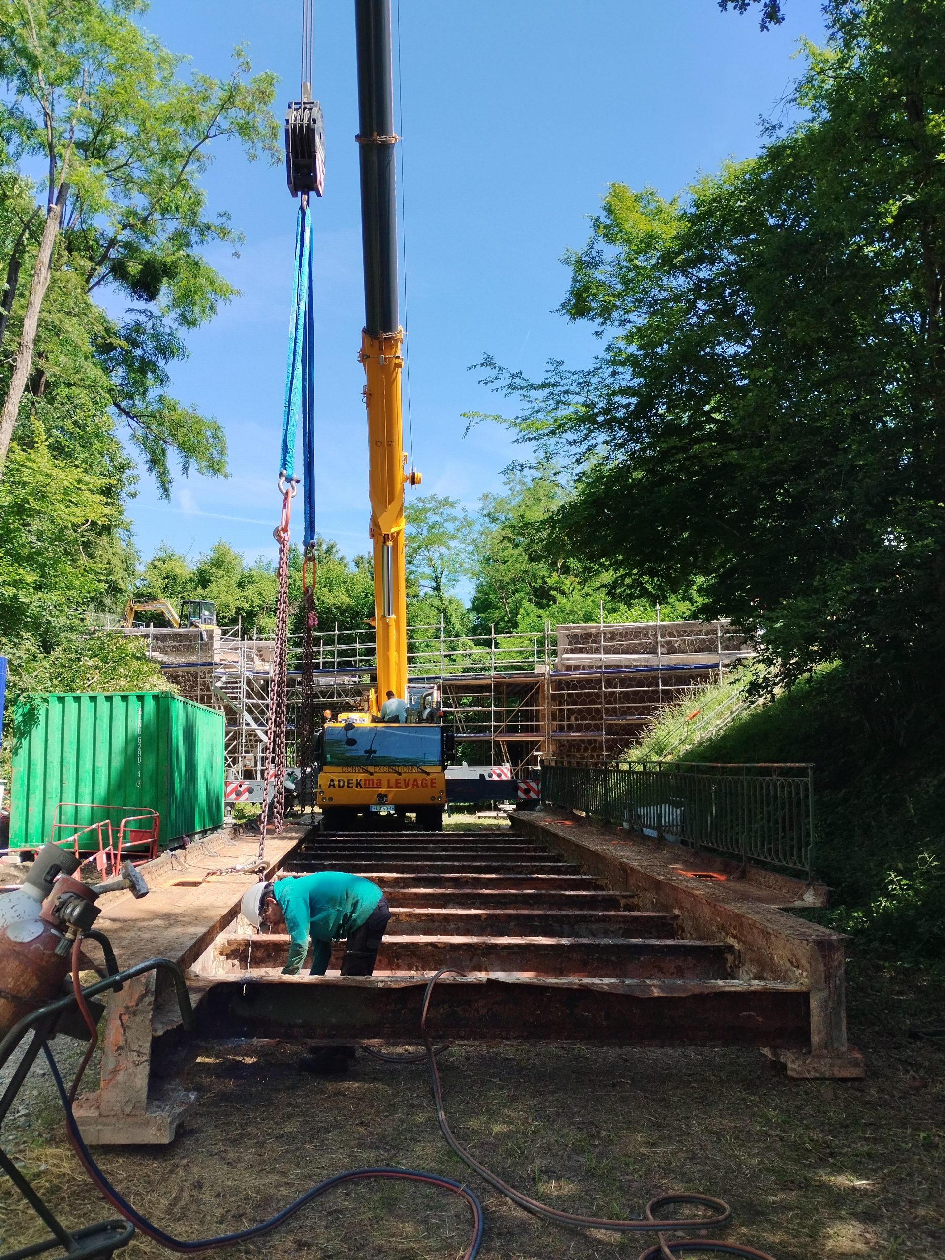Pont sur ancienne voie SNCF (RD086030) Démolition / Reconstruction de l’ouvrage
