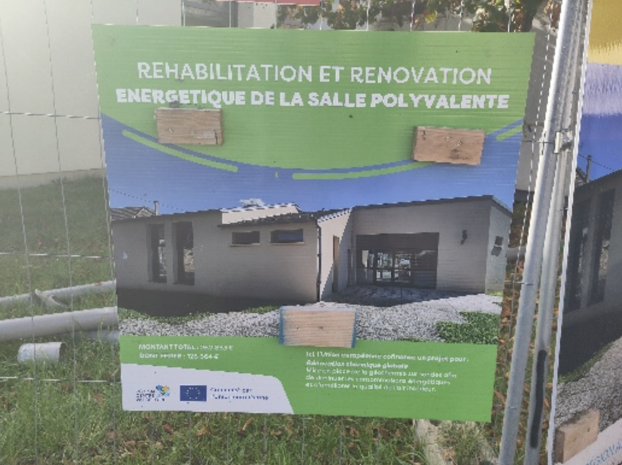Rénovation de la SALLE POLYVALENTE ECROSNES (28320)